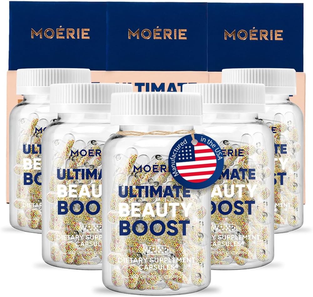 女性&男性のためのモーリエの毛の成長の補足 - ビオチン、Q10及び鉱物が付いている毛皮および釘のビタミン - より厚く、より完全な毛及び毛損失の処置のため - 高度のBeadlet配達システム- 360の丸薬