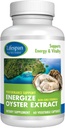 男性と女性のためのオイスター抽出サプリメント - 亜鉛、タウリン、アミノ酸 - 米国で製造エネルギーとウェルネスをサポート、500 mg、60野菜カプセル。