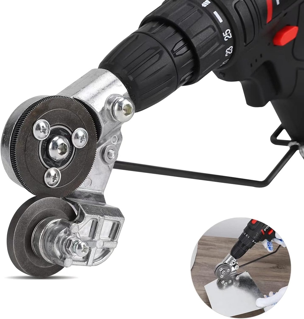 改善された電気ドリルの版のカッター、新しい金属のニブラーのドリルのカッターの付属品/アダプター、DIYの金属のドリルの付属品、切断の鉄、白いシート、鋼鉄、銅、アルミニウムのための薄板金