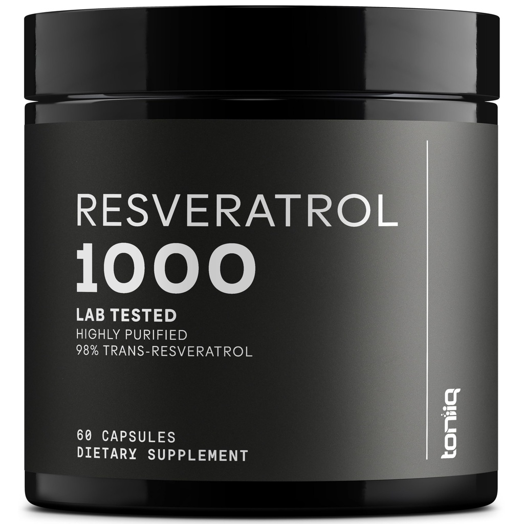 超高い効力の第三者によってテストされるトランスResveratrol 1000mg - 98%の純粋で、高度に浄化され、Bioavailable - Resveratrolのポリゴンの根のエキス- 60のカプセル