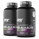 EFX Sports Kre-Alkalyn EFX | pH 補正クレアチン モノハイドピルサプリメント | ビーガンフレンドリー | 強度と筋肉の成長 | 90 便益, 180 野菜カプセル (パック 2)