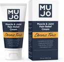 MUJO Chronic Tonic Muscle & Joint Pain Relief Cream - Fast-Acting, Long-Lasting Organic Ingredients - Deep Penetrating for Arthritis/Sprains - 3 fl oz