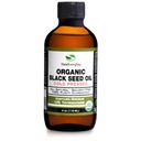 有機性黒い種のオイル-USDAは1.5% Thymoquinone 3Xの強さのトルコの黒のCumin NigellaのSativaの非GMO 100%の純粋なBlackseedオイル(4ozのガラス ビン)上の風邪によって押されたガラス ビンを証明しました