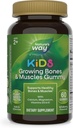 Nature's Way Kids Growing Bones & Muscles Gummies, Supports Healthy Bones & Muscles*, Calcium, Magnesium, Vitamins D3 & K1, Ages 2+, Wildberry Flavored, 60 Gummies (Packaging May Vary)