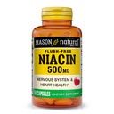 MASON NATURALのナイアシン500のmgのフラッシュなし、サポート中心の健康、神経系及びエネルギー生産、60のカプセル