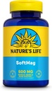 NATURE'S LIFE SoftMag 500 mg - マグネシウムコンプレックス - 骨の健康、筋肉、心臓の健康サポート - 簡単にSwallow Softgels - 60日間保証、60のサービング、60ct