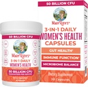 MaryRuth Organics 3-in-1 Daily Health Probiotics for Women | 臨床検査 | ホルモンサポート & Gut Health Supplement | 50 Billion CFU | アレルゲンフリー | 30カラット