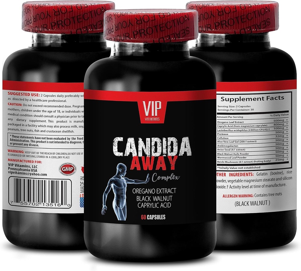 candida cleanse - CANDIDA AWAY - candida cleanse サポート, candida cleanse サプリメント, candida サポート, candida cleanse 女性のためのサポート, 肝臓サポート 1 ボトル 60 カプセル