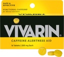 Vivarin、カフェインの丸薬、線量ごとの200mgカフェイン、安全そして効果的にあなたがAwake、砂糖、カロリーまたは隠された原料、エネルギー補足、16のタブレットとどまるのを助けます