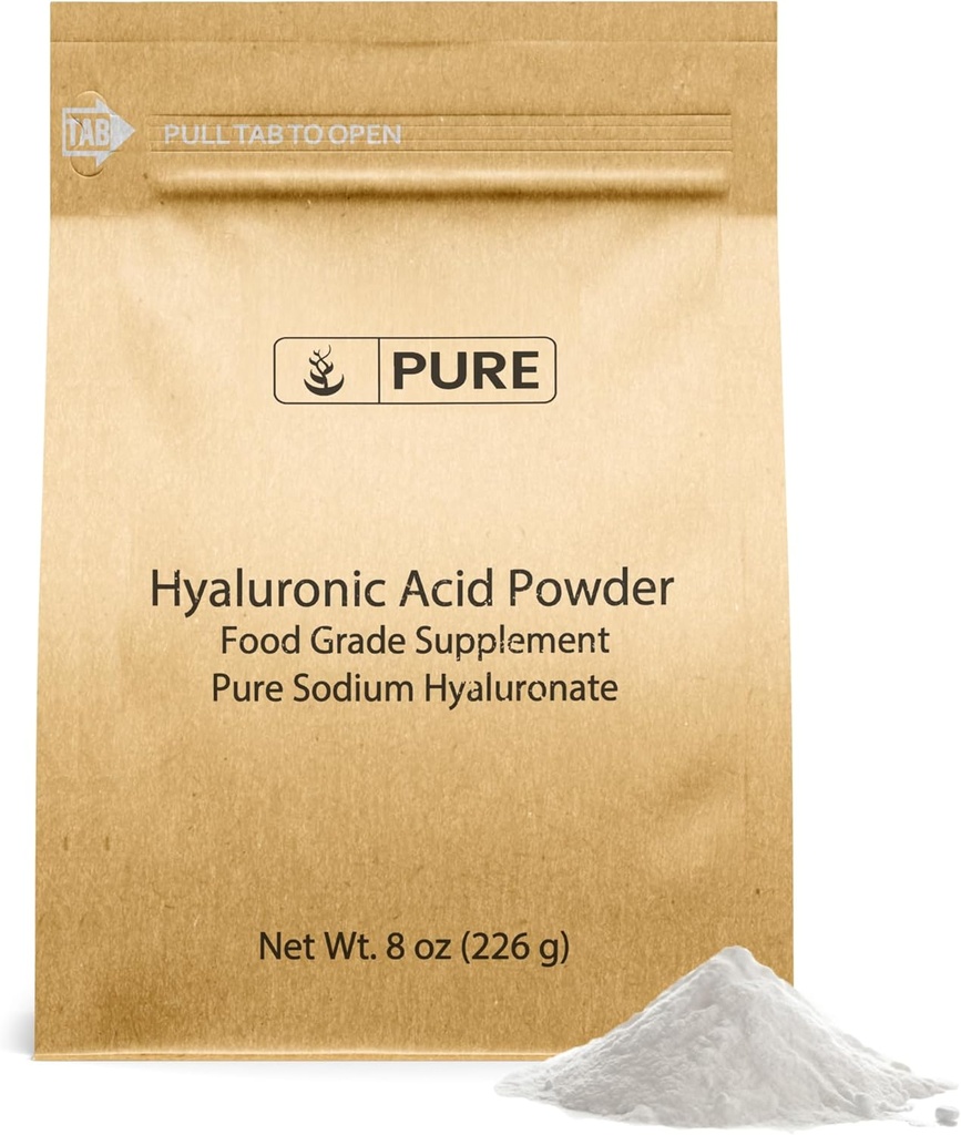 純粋な元のINGREDIENTSのHyaluronic酸(8のoz)水溶性、良い粉
