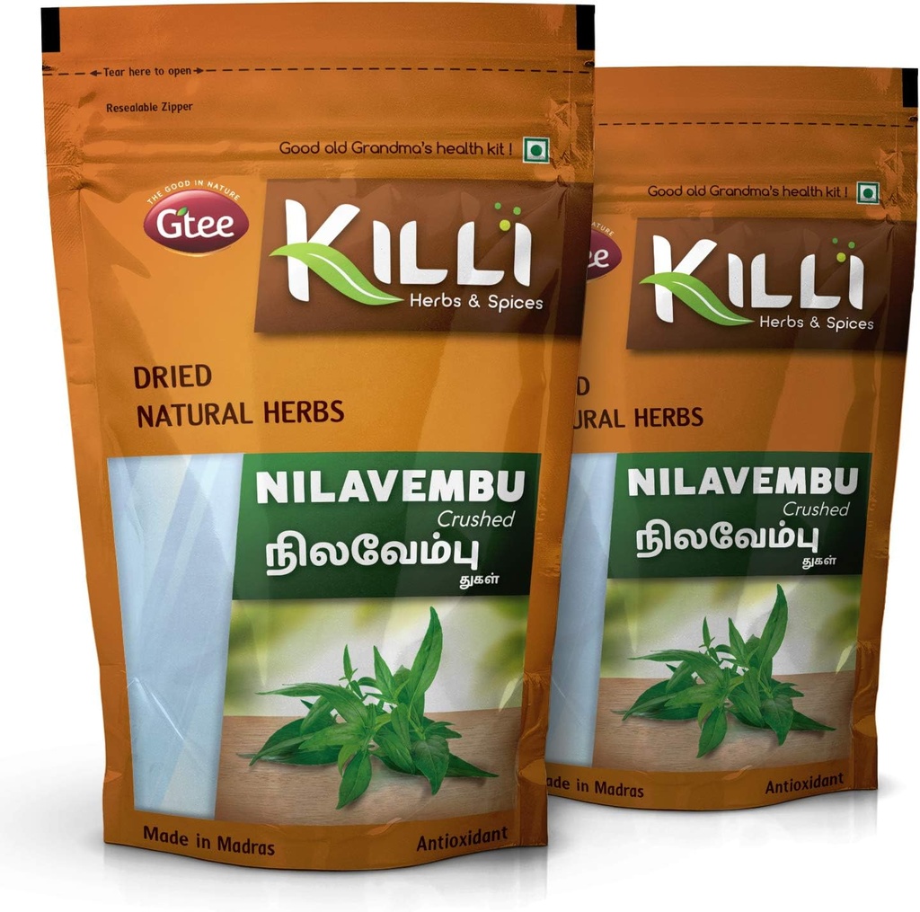 KILLI Nilavembu | Chirata | キレイタ | アンドログラフィス・パニキュラタ | カルメッホ 粉砕 100g