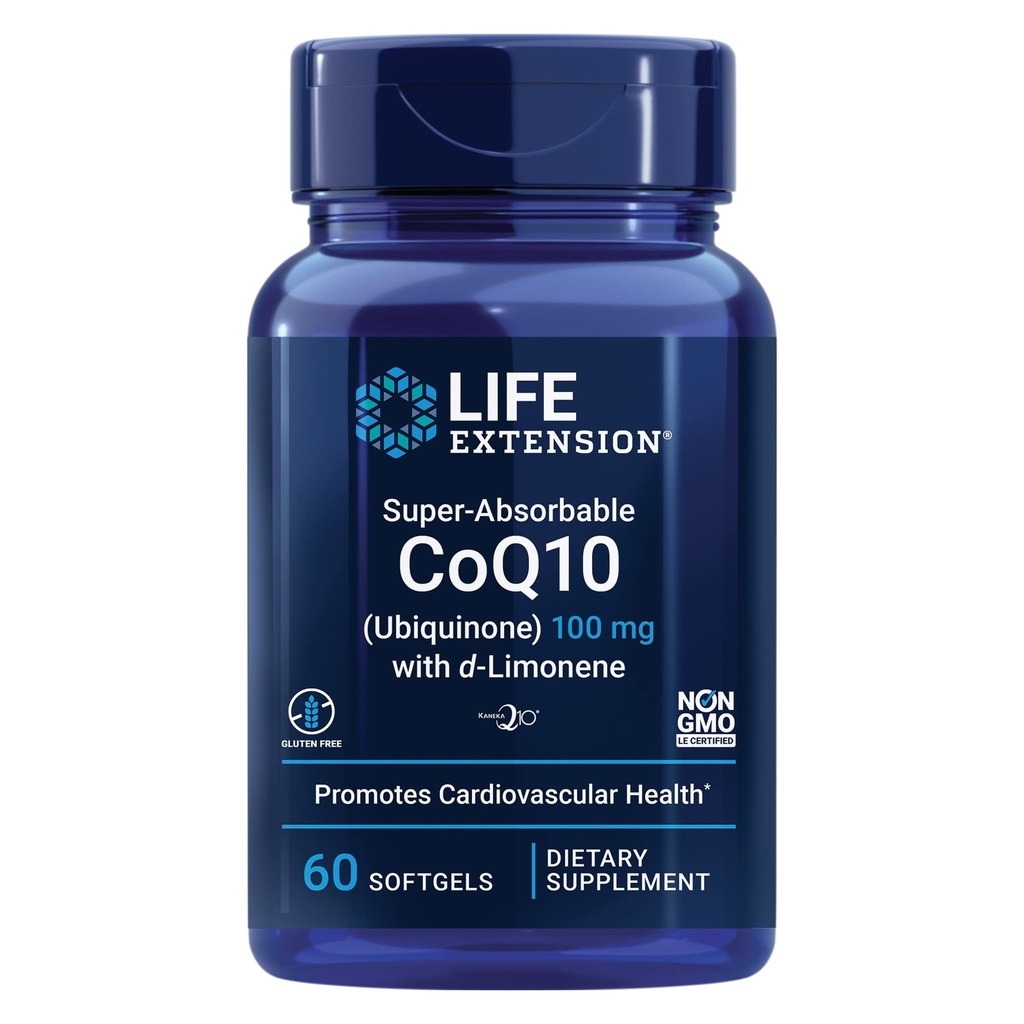 ライフエクステンションスーパーオメガ-3 240 Softgels 魚油バンドルとスーパー吸収性CoQ10 60 Softgels 心の健康の補足