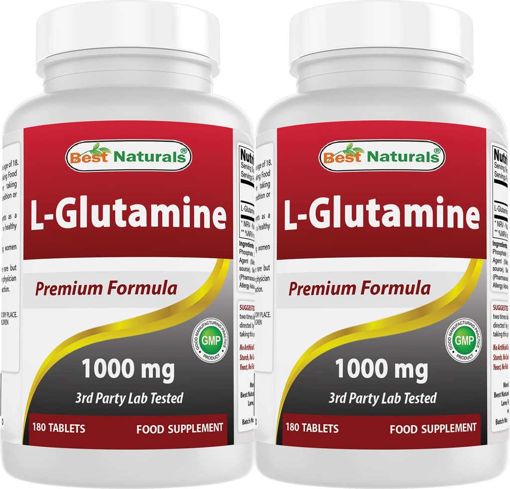 ベストナチュラルLグルタミン1000mg 180錠(180カウント)