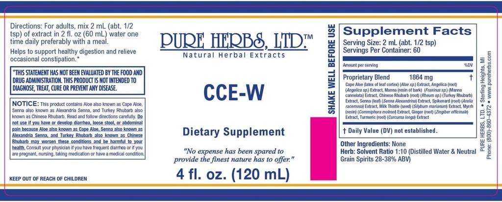 ピュアハーブス株式会社 CCE-W (4 oz)