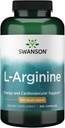 Swansonのアミノ酸L-Arginine 500のミリグラム200のカプセル