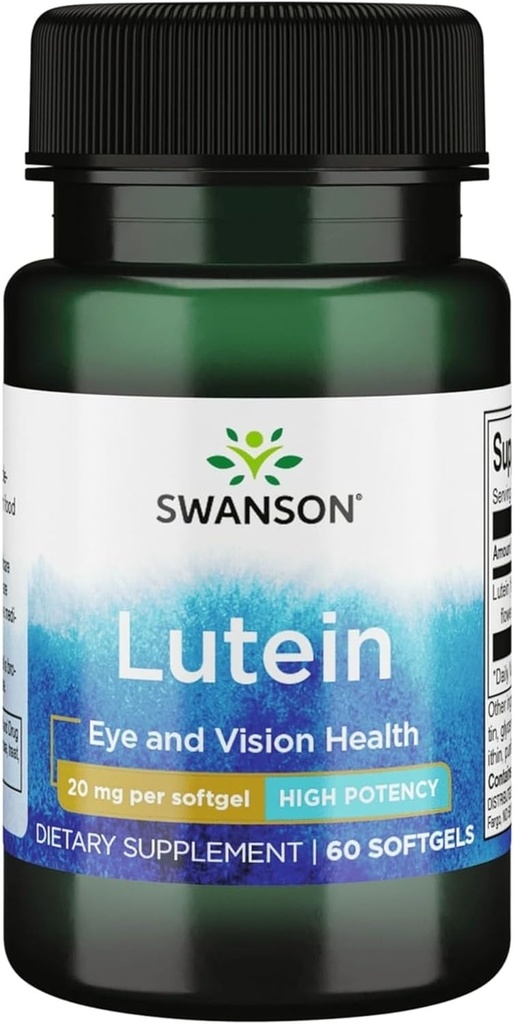 Swanson Lutein 20ミリグラム 60 Sgels