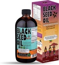 Ethiopian Black Seed Oil - 3.43% Thymoquinone Cold-Pressed Black Cumin Seed from Pure Nigella Sativa - First Pressing Blackseed Non-GMO Improved - 16 Oz Glass Bottle Sweet Sunnah