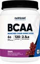 Nutricost BCAAパウダー(グレープ、120サービング) - グルテンフリー、非GMO、ベジタリアン、最適2:1比
