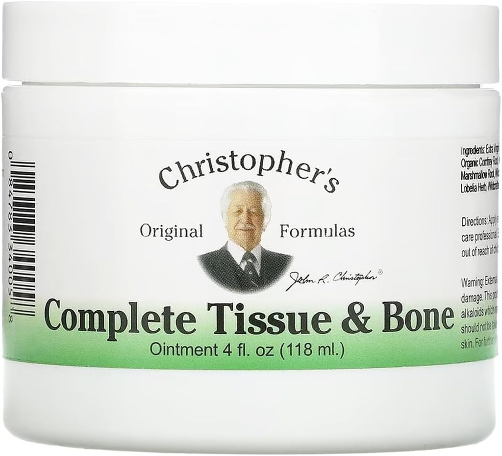Christopherのオリジナルフォーミュラ完全なティッシュ及び骨の軟膏、筋肉及び接合箇所サポートのための草のTopical 4つのflのoz