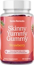 Santo Remedio, Entalla, スキニーYummy Gummy, Nutritional Supplement, Gummy Fiber for Digestive Gut Support, 60 Fiber & Prebiotic Gummies, Strawberry Flavor, 30 サービング