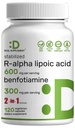 サービングごとのBenfotiamine 300mg、120のVeggieのカプセルが付いているDEALの補足Rアルファリポ酸600mg -カプセルごとの200mg R-ALA -エネルギー及び神経系サポートのための酸化防止の補足
