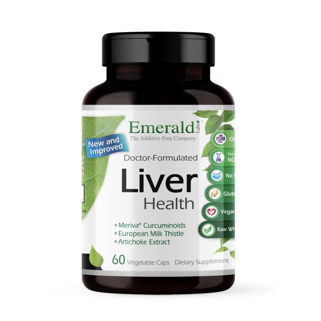 EMERALD LABS肝臓の健康 - ヨーロッパのミルクの乳牛のエキスが付いている肝臓サポート補足-サポート健康な免疫システム、エネルギー レベル及びGalbladder* - 60の野菜カプセル(30日の供給)