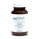 メタボリックメンテナンスPS-100ホスファチジルセリン、100mg - 通常のメモリ+認知をサポートするためのサプリメント、残りの睡眠を促進する(60ソフトゲル)