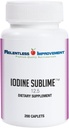Iodine Sublime® 12.5mg 200 HighBioavailable Caplets with Potassium Iodide for Thyroid & Metabolism サポート Iodoral 12.5と比較して