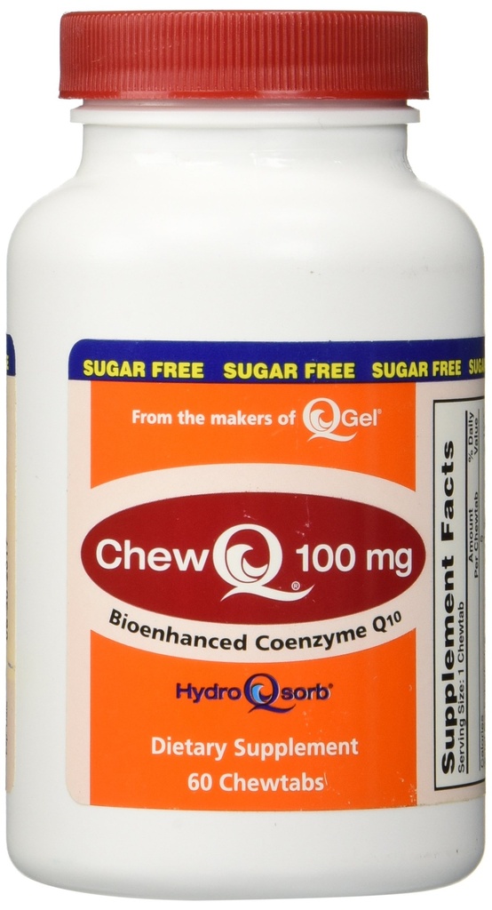 100mgのChewQのChewable CoQ10 (60の計算) *標準的なCoQ10より800%のより大きい吸収を渡すために高度の技術を利用して下さい*市場で最も純粋なCoQ10の補足*菜食主義者友好的な*グルテンフリー