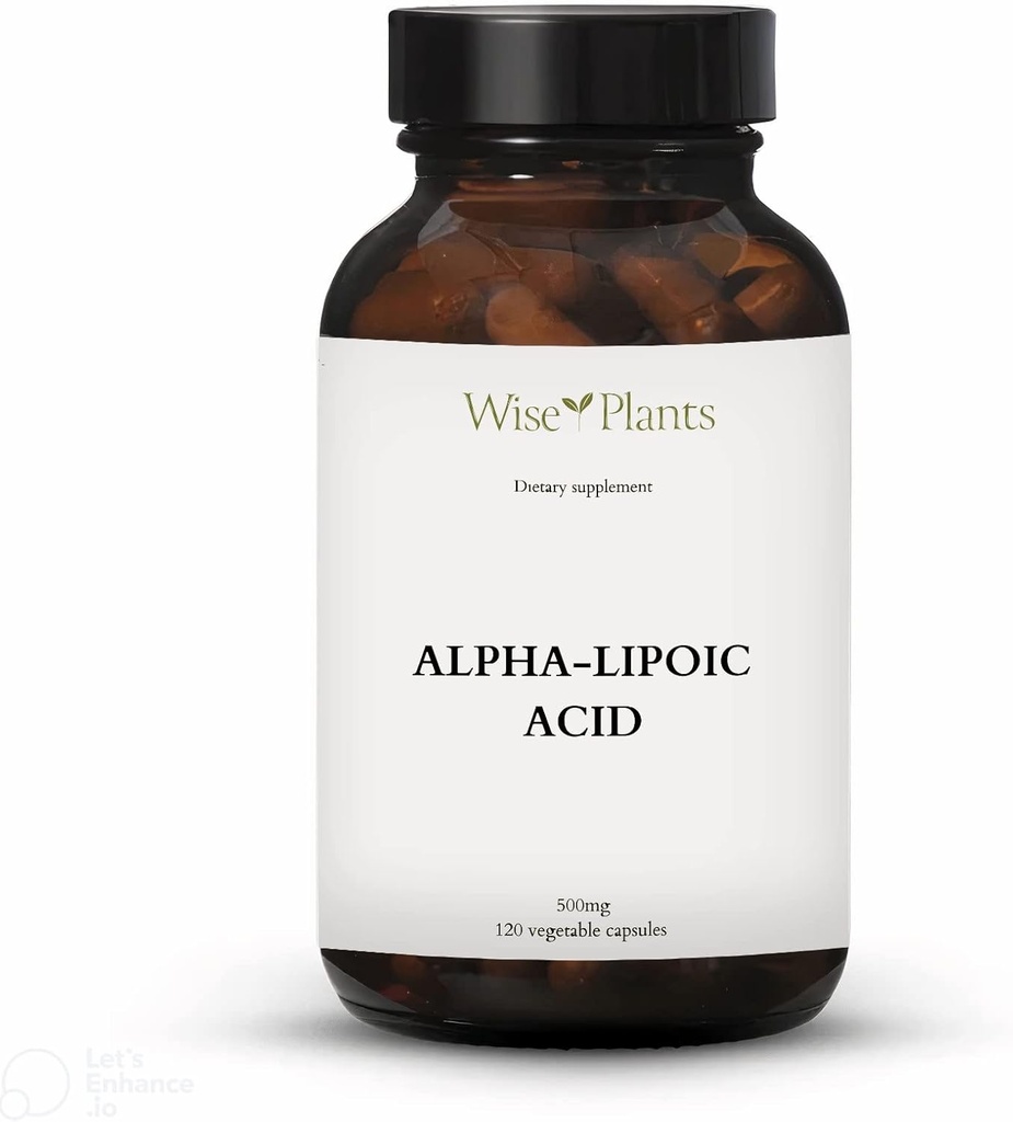 アルファリポ酸 - 非GMO - 500mg、120のサービング(4か月の供給)、エネルギー レベル、Mitochondriaサポート