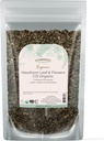 Starwest Botanicals Organic Hawthorn Leaves & Flowers - 乾燥 Loose Leaf Herb for Tea, 自然 Wellness Support for Women & Men, Cut & Sifted, 認定コーシャ, Non GMO - 4 oz ポーチ