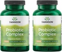 Swanson Probiotic Complex 4.2 Billion CFU 5-Strain Digestive Health Fat Metabolism Satiety Prebiotic FOS Complex Supplement 120 Veggie DRcaps (2 パック)