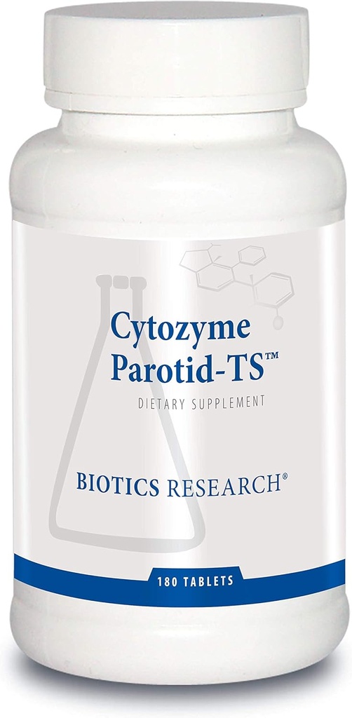 バイオティクスの研究 Cytozyme Parotid TS Parotid Concentrate、消化の健康、サポート Parotid Gland 機能、 Fosters Enzyme 生産、SOD、Catalase、Potent Antioxidant 活動 180 錠