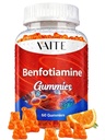 Benfotiamine 45mg Lロイシンの補足の320mgグミー:人および女性のための必須ビタミンB1コンプレックス、非GMO、ビーガン&グルテンフリー-Metabolism、エネルギー及び神経系の健康を支えて下さい