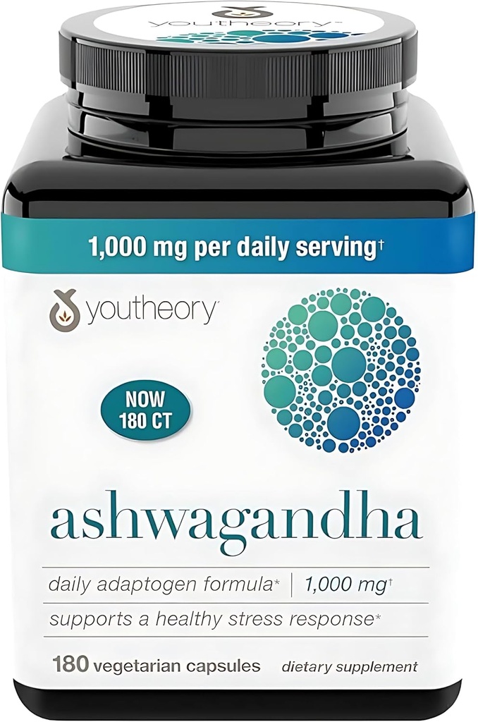 一般的なashwagandhaの補足の有機KSM-66 Ashwagandhaのベジタリアンの補足180のカプセル、毎日のサービングごとの1000mgは、健康な圧力管理の応答を、明確支えます