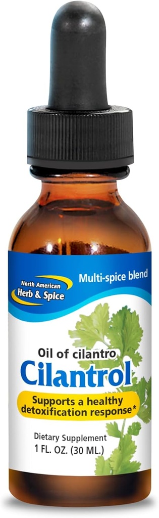 NORTH AMERICAN HERB & SPICE Cilantrol - 1 fl. oz. - 消化器系サポート - Cilantro Extract - Non-GMO - 130 サービング