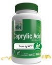 健康スルー栄養カプリル酸600mg 200 Softgels | C8オクタノック酸(ピュア1g MCTオイル) | 非GMO&大豆フリー | 健康消化と腸の健康をサポート | ケトフレンドリー