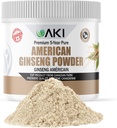 4%のジンセノシドが付いているAKIのアメリカのGinsengの粉-コーヒー、スムージーのような飲料との理想(4oz/113g)