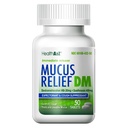 HealthA2Z® MucusリリーフDM | Dextromethorphan HBr 20mg | Guaifenesin 400mg | ベンゼンなし | 咳、即時リリース、未塗装(50カウント)
