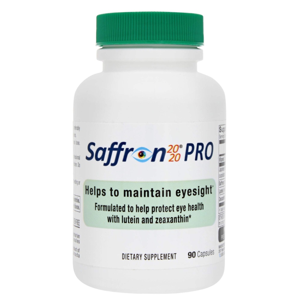 Saffron 2020-PROはサフラン、レスベラトロール、ゼアキサンチンおよびルテイン- 90のベジタリアンのカプセルと補います