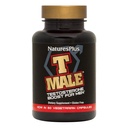 NaturesPlus T男性 - 60 ベジタリアンカプセル - 筋肉の利益を促進します。 & スタミナ, 気分の強化 - グルテンフリー - 30 総サービング