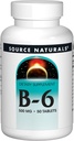 Source Naturals Vitamin B-6, 500 mg Immune System Support - 50 Tablets