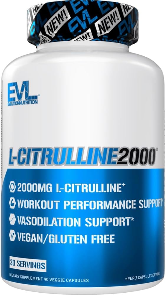 男性の栄養のためのEvlution L-Citrulline2000 Nitric Oxideの補足 高められた筋肉強さの回復および密ポンプのための高力LのCitrullineのカプセル-植物はNitric酸化物ブースターを基づかせていました
