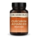 Dr. Mercola Curcumin Advanced - 500 mg Curcumin Root Extract - 95% Curcuminoids - For Vision Health, Digestion & Focus - Sustained Release - Non-GMO、グルテンフリー&大豆フリー - 30カプセル(30サービング)
