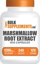 BulkSupplements.com マシュマロルート抽出カプセル - ハーブサプリメント、マーマロルート1200mg - グルテンフリー、サービングあたり2カプセル、240カウント(パッケージ1)