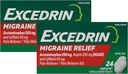 Excedrin Migraineの痛みのRelieverの小冊子24のea (2のパック)
