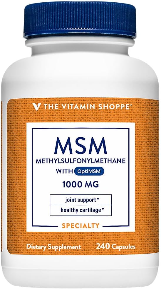The Vitamin Shoppe MSM 1,000 MG (240 Capsules)