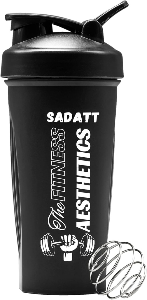 SADATT 28 Ounce Protein Shaker Bottle for Gym and Pre-workout - BPAフリー、リークプロフ、ディッシュウォッシャーセーフ