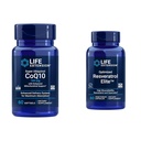 ライフエクステンションスーパーUbiquinol CoQ10 60 Softgelsと最適化されたResveratrol Elite 60ベジタリアンカプセルバンドル