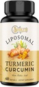 LiposomalのTurmeric Curcuminの補足2000mgの95%はPiperineの黒いペッパーのフルーツ(15mg)、60のsoftgelsが付いているクルクミノイドのエキス及び有機性根の粉を標準化しました